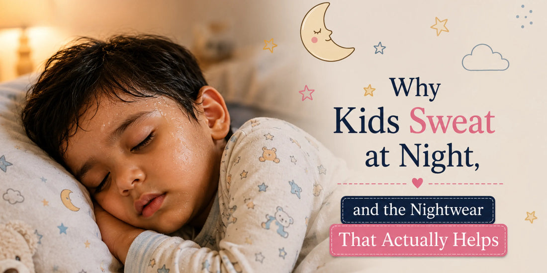 Why Kids Sweat at Night, and the Nightwear That Actually Helps
