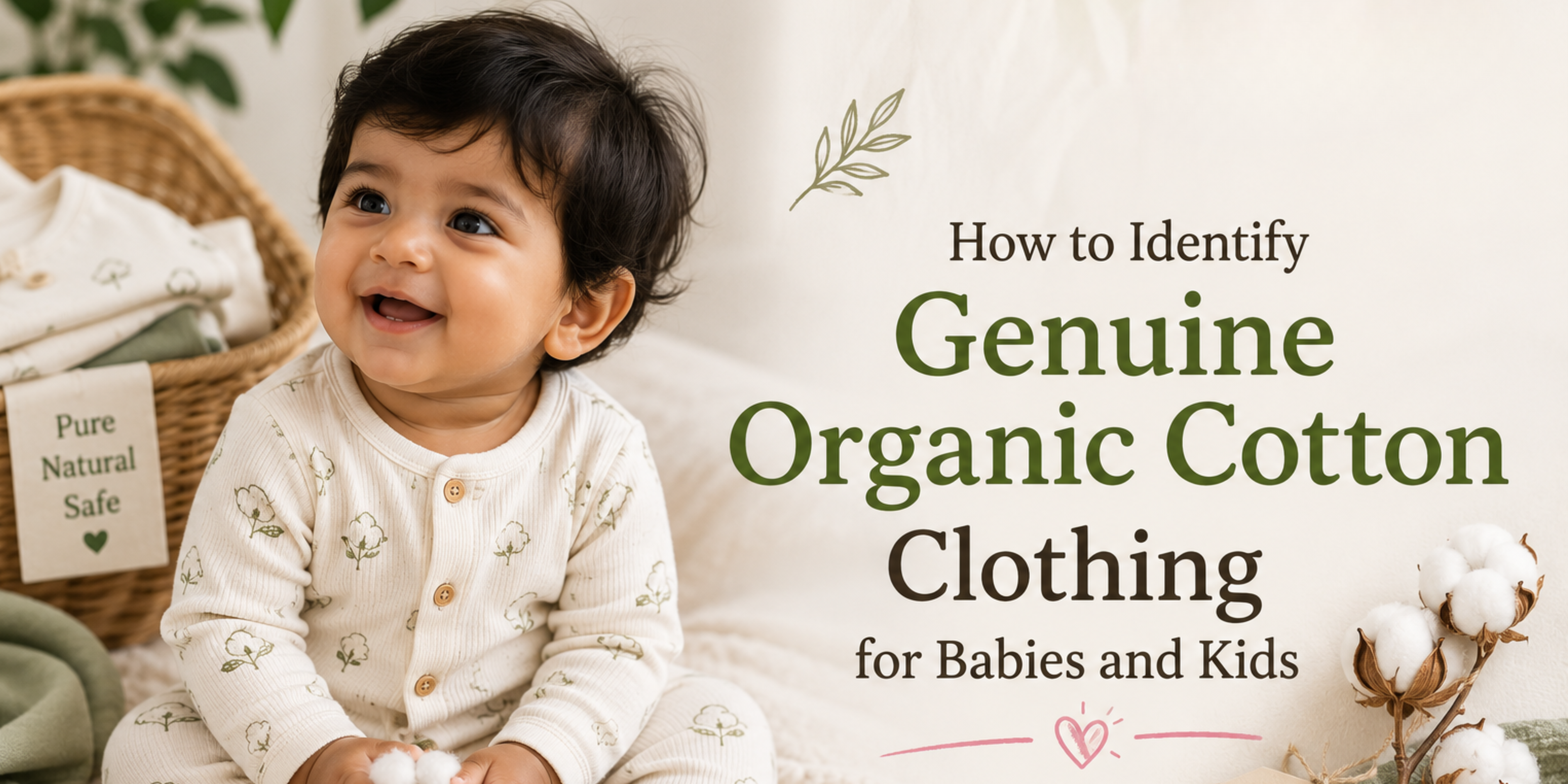 How to Identify Genuine Organic Cotton Clothing for Babies and Kids