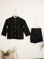 Linen Lux Top & Bottom Set for Kids | Soft & Breathable Comfort