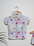 Linen Top & Bottom Set for Kids