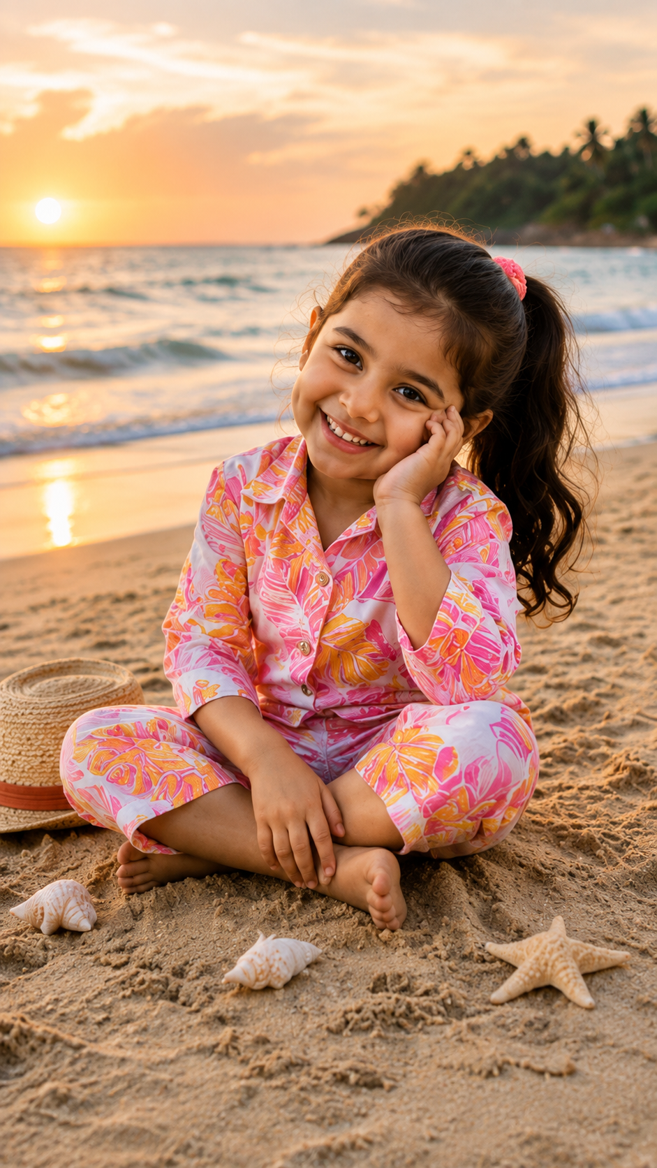 Muslin Top & Bottom Set for Kids