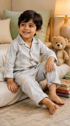 Muslin Top & Bottom Set for Kids